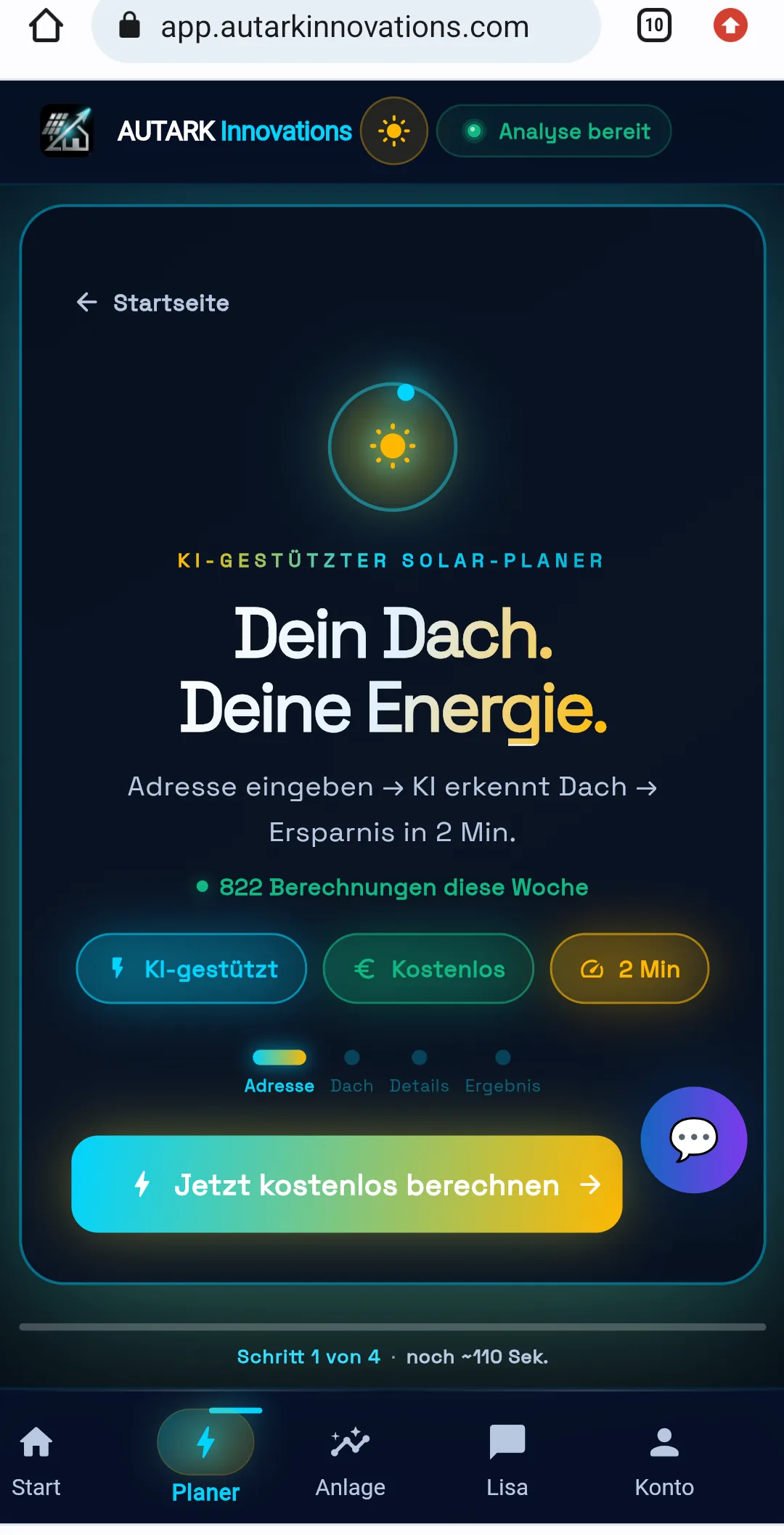 App Screenshot 2 – Festpreis